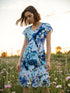 Highlighted Princess Seam Scoop Neck Dress - D2037
